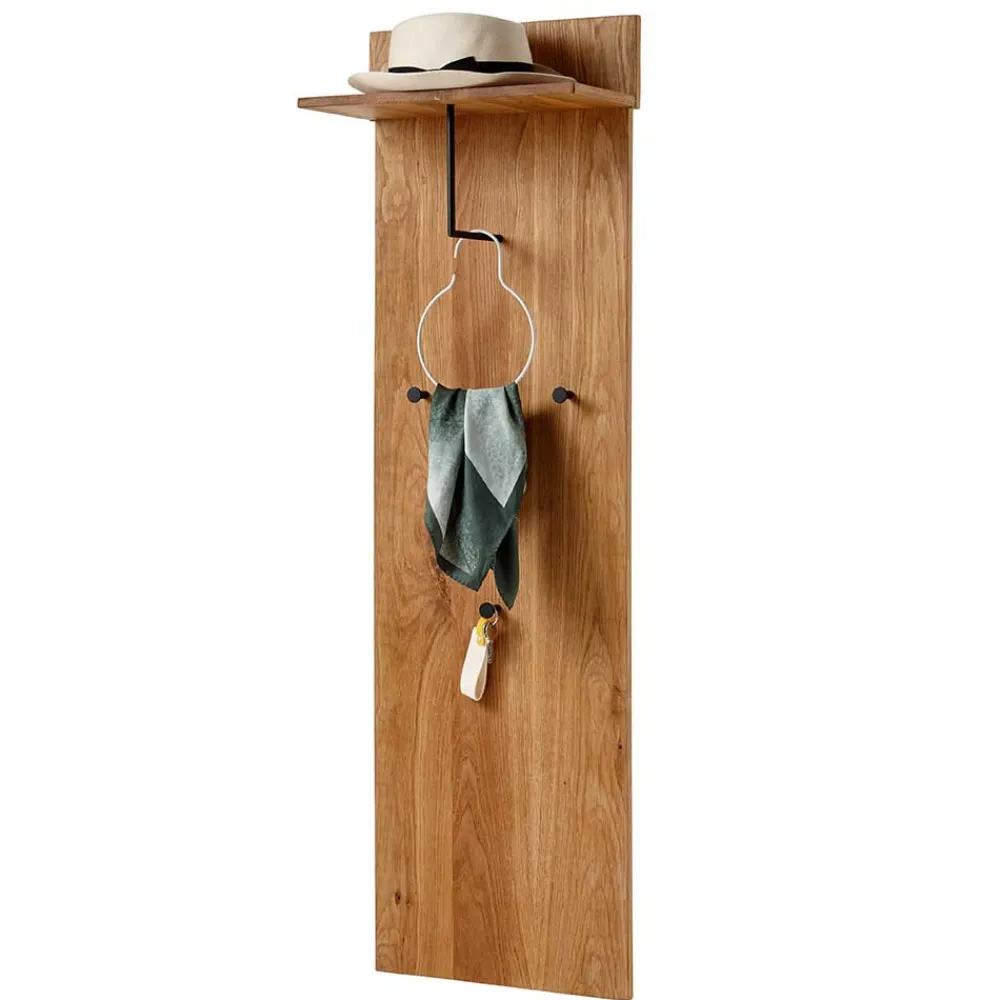 Wohnen Garderoben<42x135x20 Massivholz Garderobe Paneel aus Eiche - Kopiana