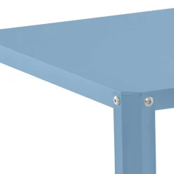 Wohnen Tische<46x48x46 Metall Beistelltisch in Petrol Blau - Fotios