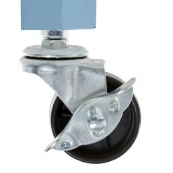 Wohnen Tische<46x48x46 Metall Beistelltisch in Petrol Blau - Fotios