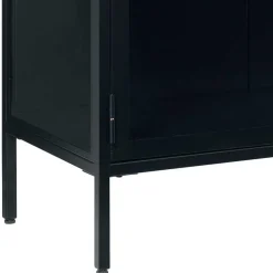 Wohnen Vitrinen<170x85x40 Metall Sideboard mit vier Glastüren - Butoaie