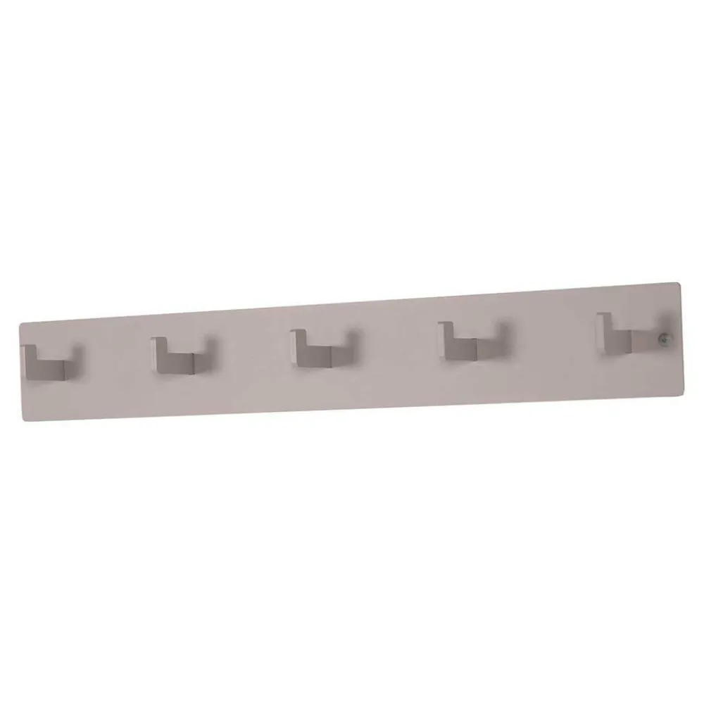 Wohnen Garderoben<70x10x7 Metallgarderobe pulverbeschichtet in Taupe - Borad