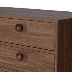 Wohnen Tv & Hifi-Möbel|Lowboards<145x64x40 Mid Century Kommode in Walnuss - Essyno