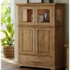 Wohnen Highboards<94x133x39 Modern Country Highboard aus Kiefer massiv - Noellisa
