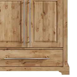 Wohnen Highboards<94x133x39 Modern Country Highboard aus Kiefer massiv - Noellisa