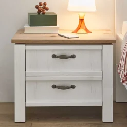 Wohnen Kommoden<62x50x41 Nachtkommode im Landhausstil - Malvissa