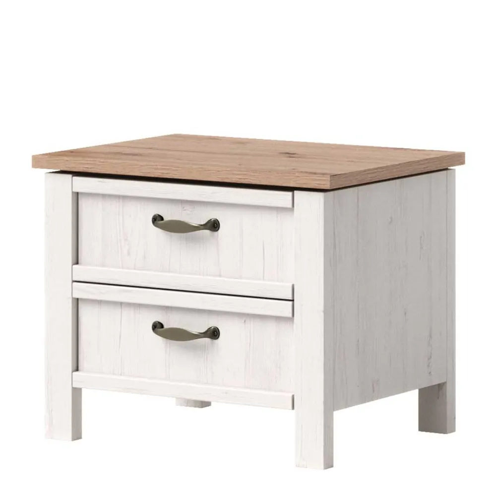 Wohnen Kommoden<62x50x41 Nachtkommode im Landhausstil - Malvissa