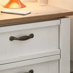 Wohnen Kommoden<62x50x41 Nachtkommode im Landhausstil - Malvissa