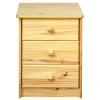 Wohnen Kommoden<43x57x35 Nachtschrank mit drei Schubladen - Kascanu