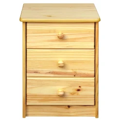 Wohnen Kommoden<43x57x35 Nachtschrank mit drei Schubladen - Kascanu