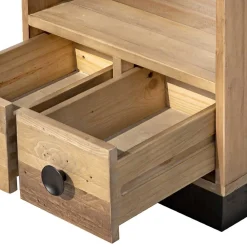 Wohnen Kommoden<45x50x45 Nachttisch aus Recyclingholz - Dulcinus