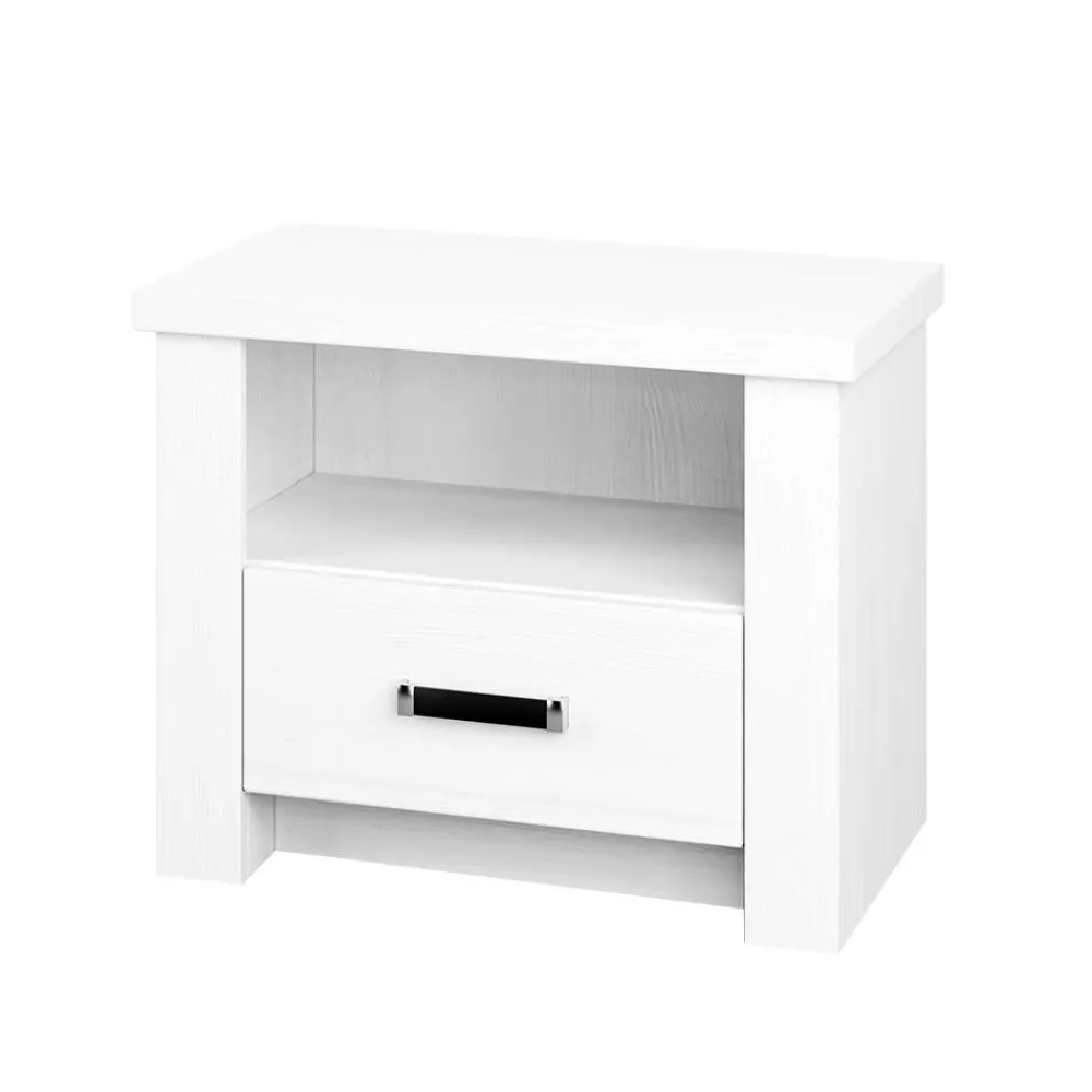 Wohnen Kommoden<60x52x44 Nachttisch mit Regalfach - Imtreba
