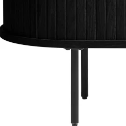Wohnen Tische<120x45x60 Ovaler Couchtisch im Skandi Design - Venutura