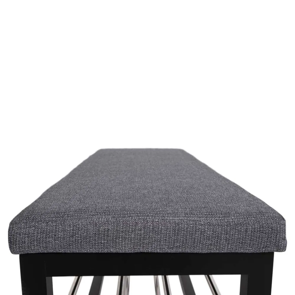 Wohnen Sitzbank<100x50x34 Polsterbank mit 2 Schuhablagen - Reddi