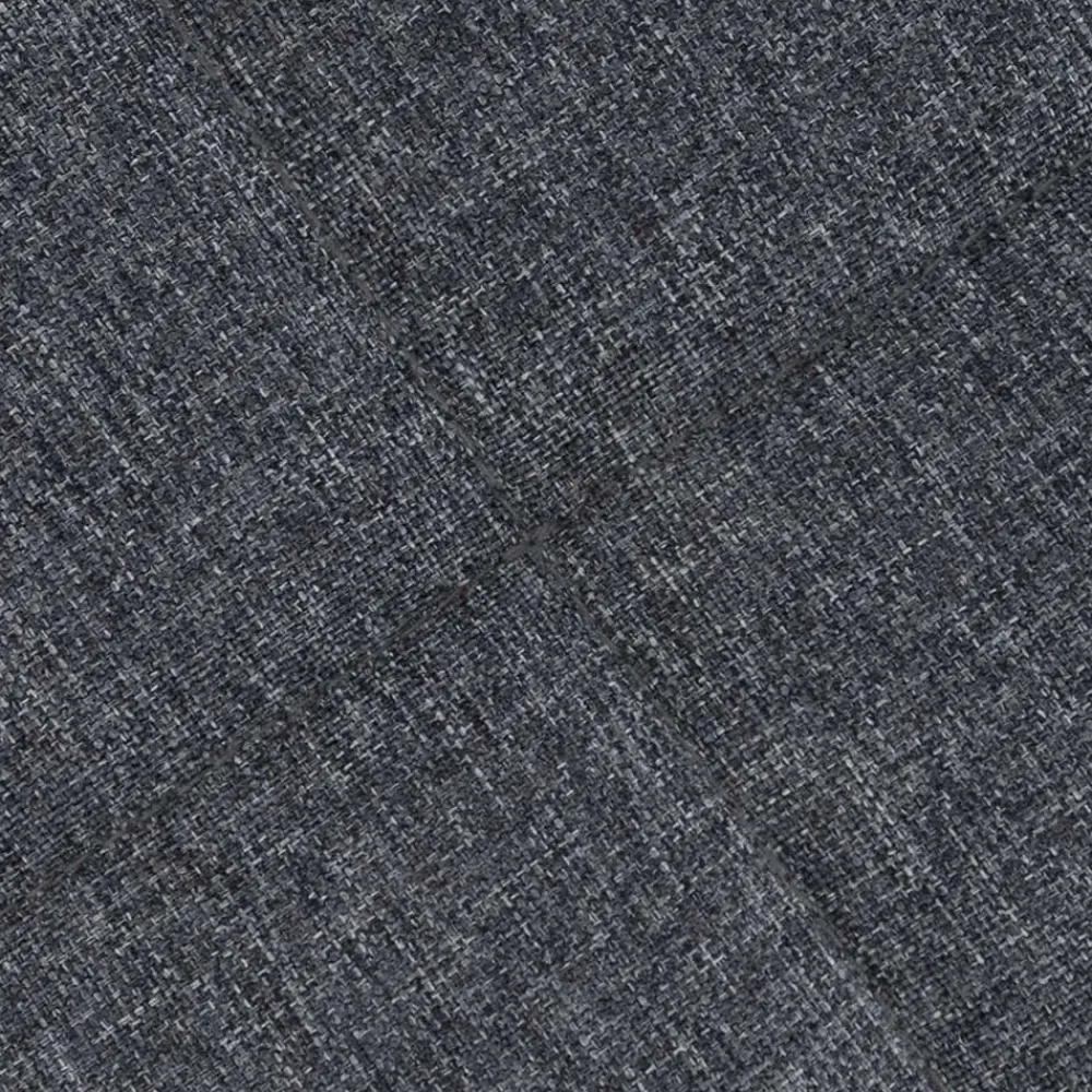 Wohnen Hocker<32x47x32 Polsterhocker in Anthrazit Stoff - Zoom