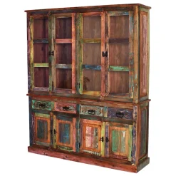 Wohnen Schränke<160x190x40 Recyclingholz Anrichte im Shabby Chic - Jamaica