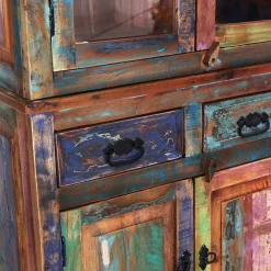 Wohnen Schränke<160x190x40 Recyclingholz Anrichte im Shabby Chic - Jamaica