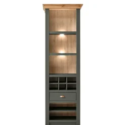 Wohnen Regale<68x207x45 Regal mit Schublade & 11 Fächern - Eylan