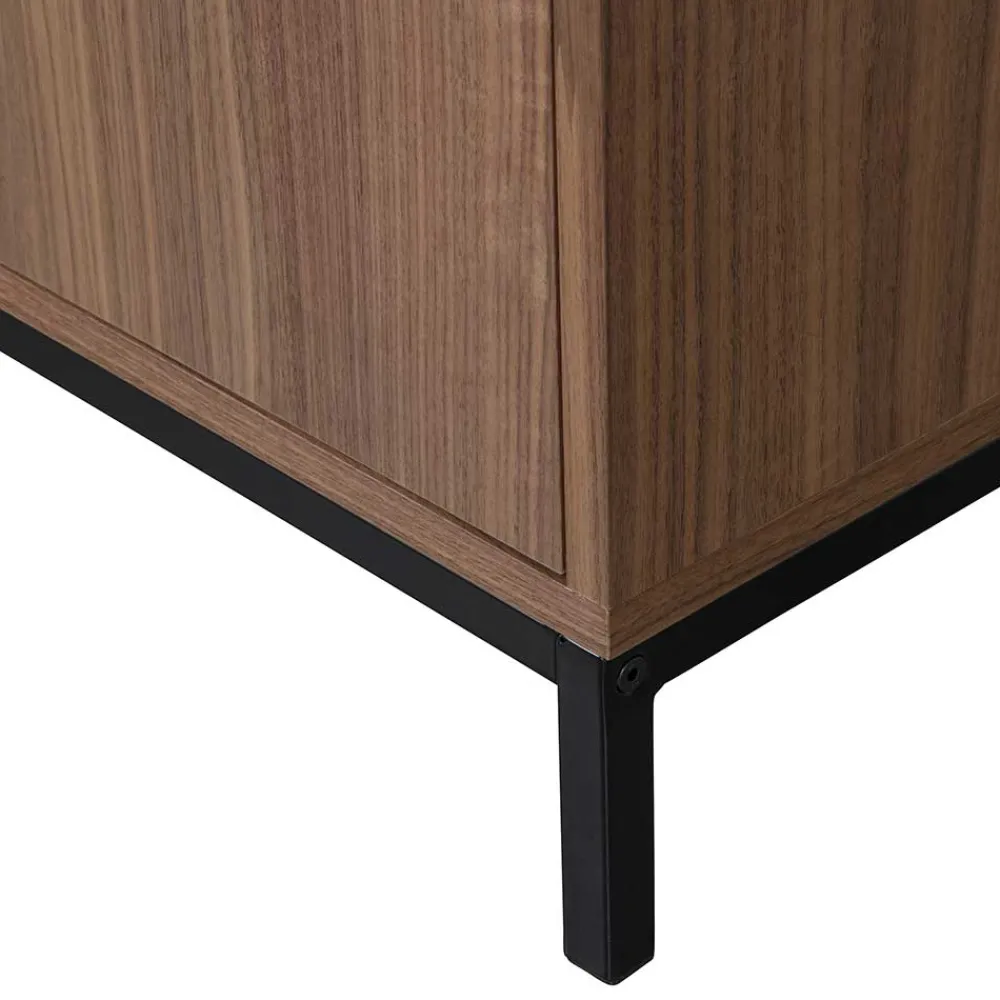 Wohnen Regale<81x81x35 Retro Schrank mit Fach & 2 Türen - Bradley