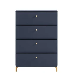 Wohnen Kommoden<80x117x40 Schlafzimmer Hochkommode elegant - Inbano