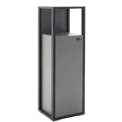 Wohnen Highboards<40x121x37 Schrank mit Fach und Tür - Ridona