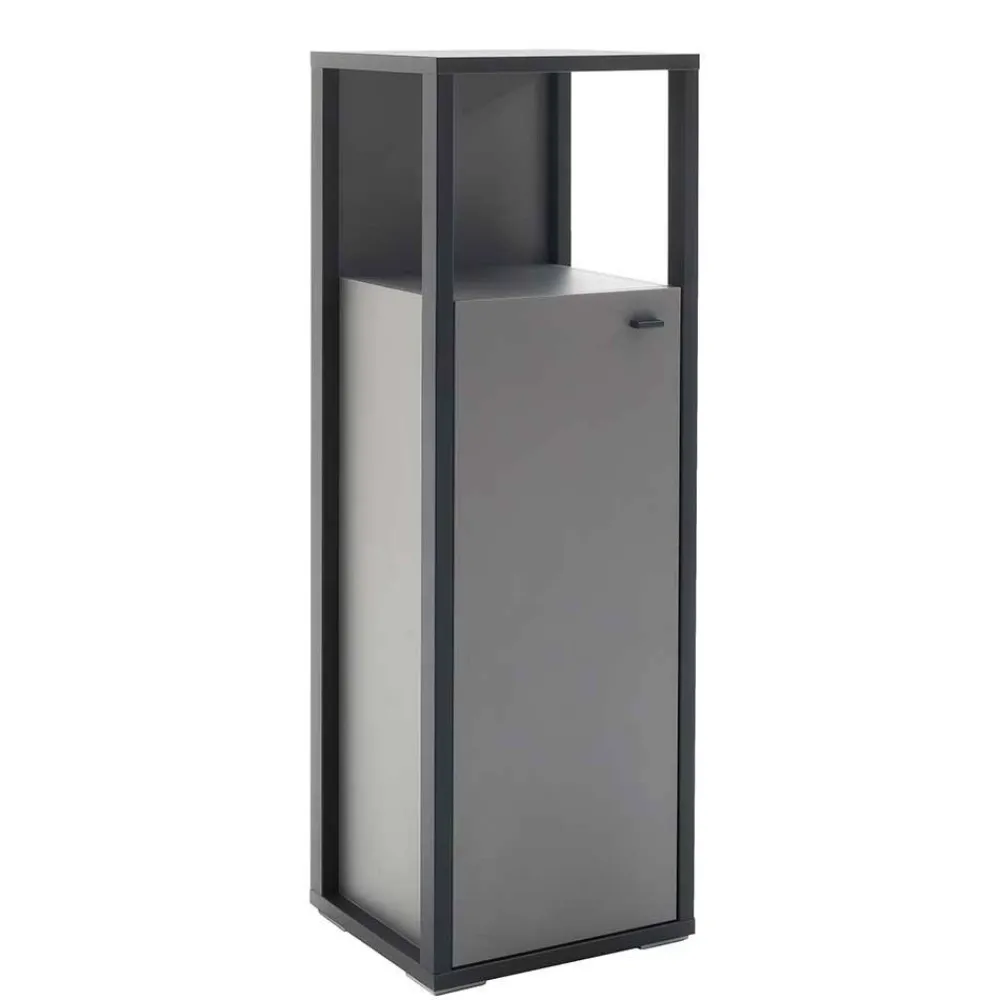 Wohnen Highboards<40x121x37 Schrank mit Fach und Tür - Ridona