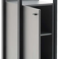Wohnen Highboards<40x121x37 Schrank mit Fach und Tür - Ridona