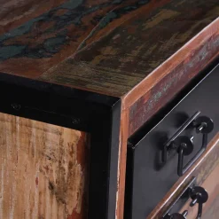 Wohnen Kommoden<80x96x40 Shabby Schuhschrank mehrfarbig - Ensley