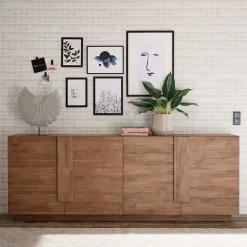 Wohnen Sideboards<241x90x44 Sideboard in Natur Holzoptik - Basento II