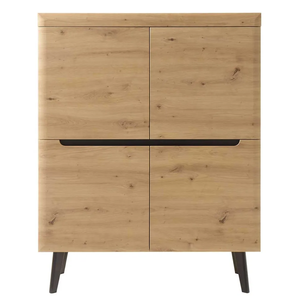 Wohnen Highboards<107x134x40 Skandi Highboard 4-türig - Olcian