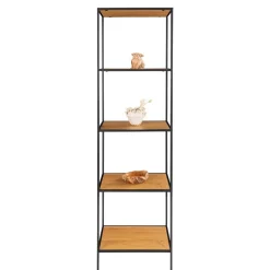 Wohnen Regale<51x170x36 Standregal ohne Rückwand in Eiche Optik - Tablon