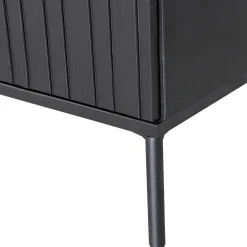Wohnen Lowboards<100x56x44 2-türiges TV Board in Schwarz - Gelvins