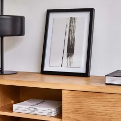 Wohnen Tv & Hifi-Möbel|Lowboards<200x44x36 TV Board in Eiche Furnier - Elastian