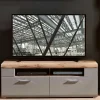 Wohnen Tv & Hifi-Möbel|Lowboards<140x51x47 TV Element in Grau & Eiche - Fraguca