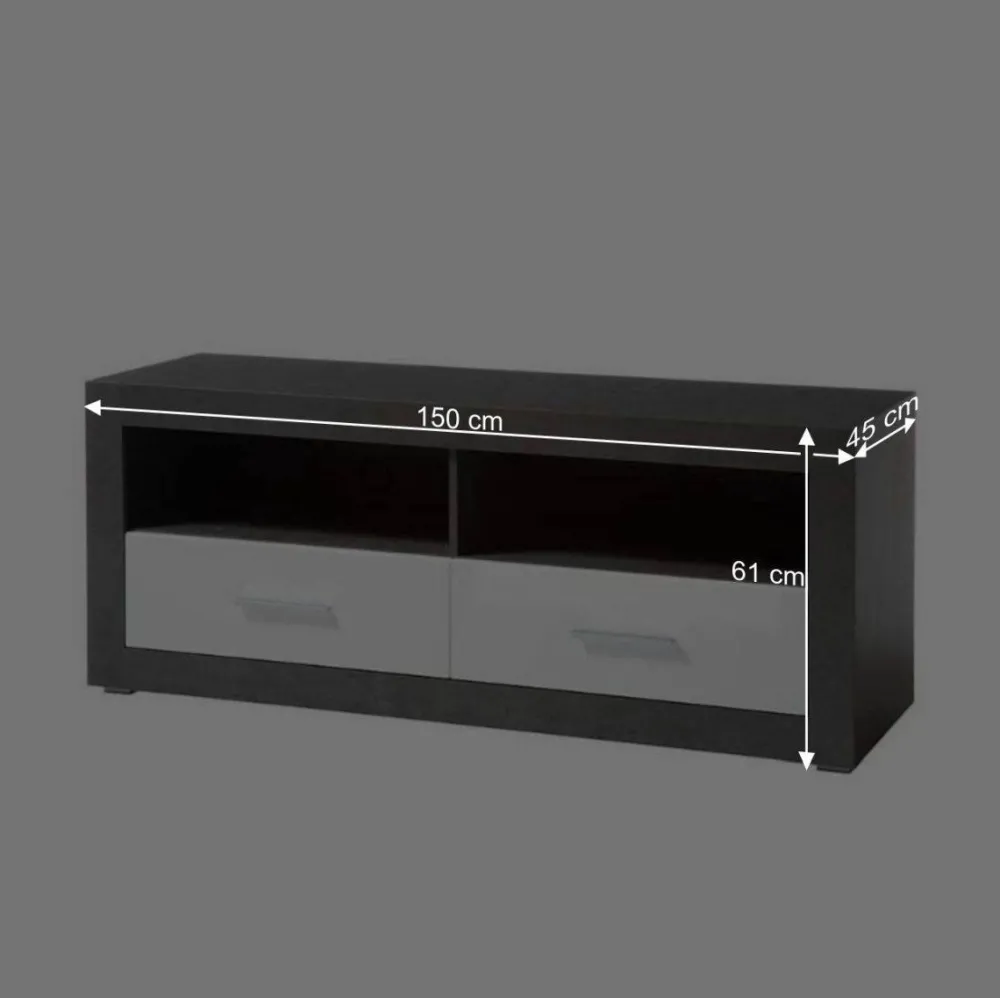 Wohnen Tv & Hifi-Möbel|Lowboards<150x61x45 TV Element mit Schubladen - Istensa