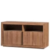 Wohnen Tv & Hifi-Möbel<138x75x50 TV Kommode aus Teak Massivholz - Myons