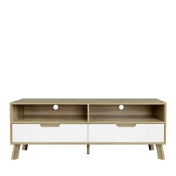 Wohnen Tv & Hifi-Möbel|Lowboards<140x52x40 TV Kommode im Skandi Design - Justa