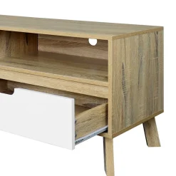 Wohnen Tv & Hifi-Möbel|Lowboards<140x52x40 TV Kommode im Skandi Design - Justa