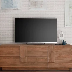 Wohnen Lowboards|Tv & Hifi-Möbel<181x63x44 TV Kommode in Holzoptik - Basento