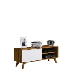Wohnen Lowboards<120x48x40 TV Kommode in Wildeiche mit Weiß - Diesta I