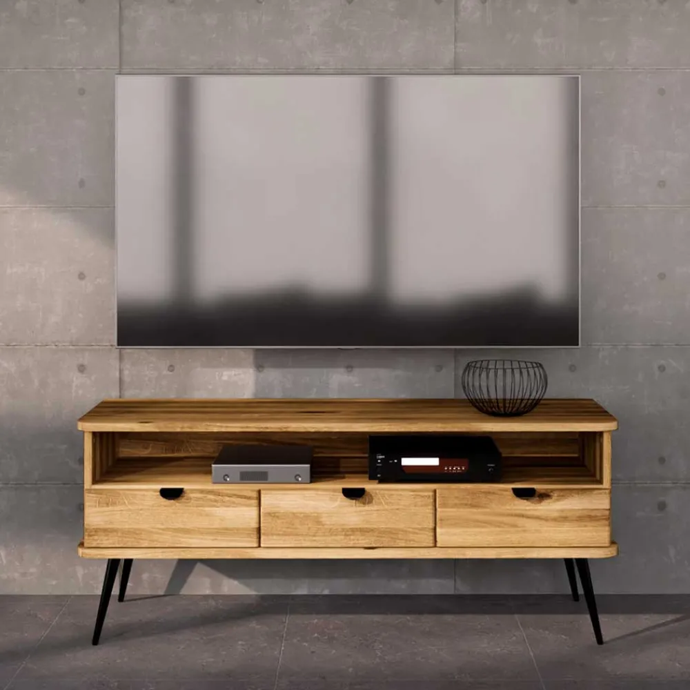 Wohnen Tv & Hifi-Möbel|Lowboards<144x57x46 TV Kommode mit Fach - Casarius