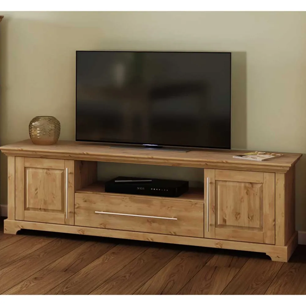 Wohnen Tv & Hifi-Möbel|Lowboards<171x52x39 TV Lowboard im Landhaus Stil - Noellisa