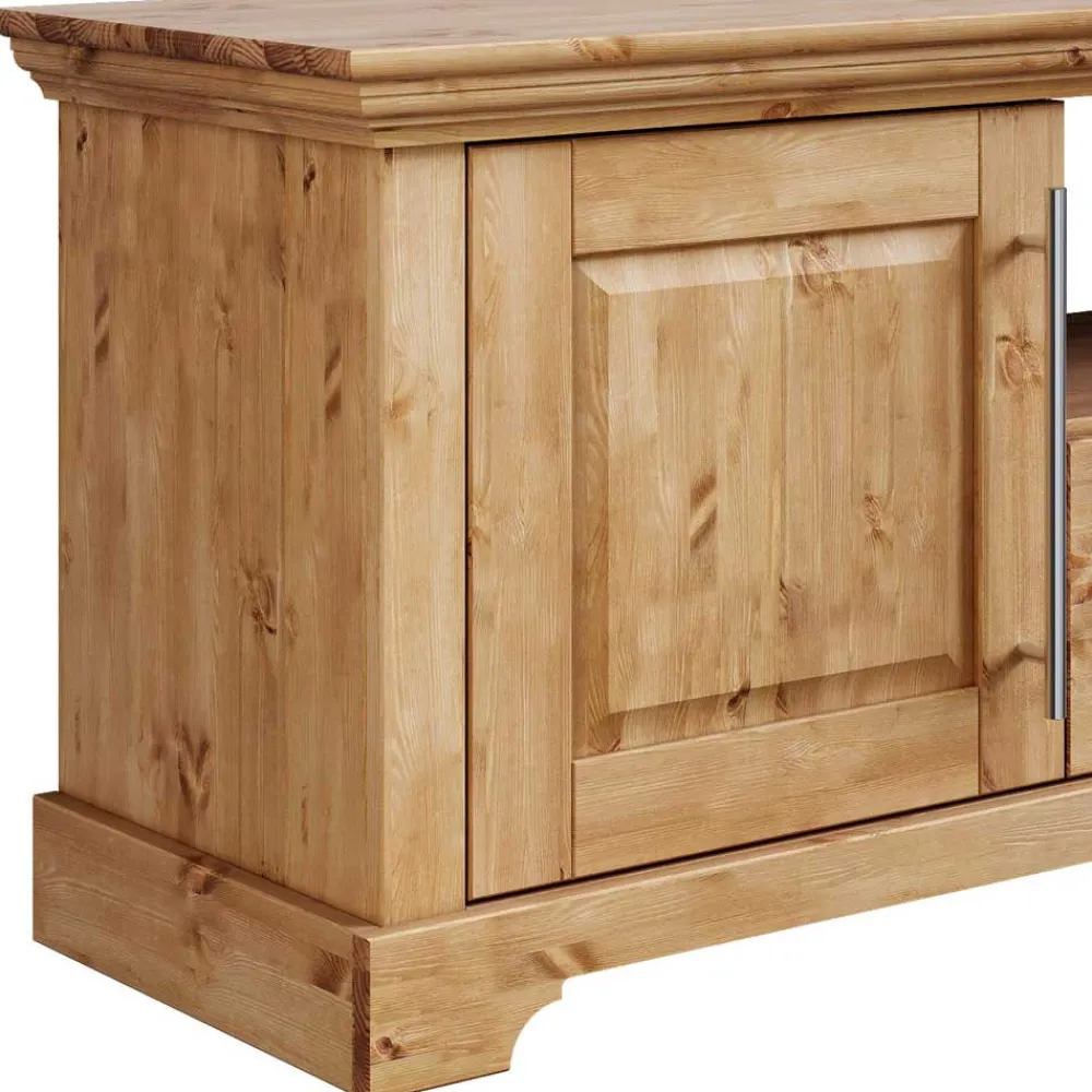 Wohnen Tv & Hifi-Möbel|Lowboards<171x52x39 TV Lowboard im Landhaus Stil - Noellisa