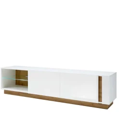 Wohnen Tv & Hifi-Möbel|Lowboards<188x46x40 TV Lowboard mit 2 Klappen - Myrda