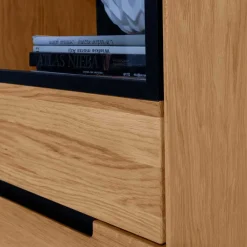 Wohnen Tv & Hifi-Möbel|Lowboards<163x53x42 TV Lowboard mit 3 Schubladen - Sennya