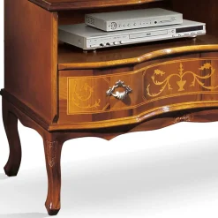 Wohnen Tv & Hifi-Möbel|Lowboards<169x60x37 TV Phonotisch mit Barock Design - Motiz