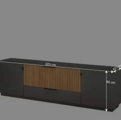 Wohnen Tv & Hifi-Möbel|Lowboards<223x60x45 TV Unterschrank Lowboard modern - Cruzca
