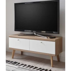 Wohnen Lowboards<107x50x40 TV Unterschrank mit Klappfächern - Cablos
