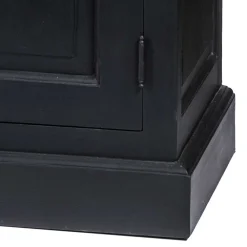 Wohnen Sideboards<220x96x53 Vintage Design Anrichte in Schwarz - Niovan