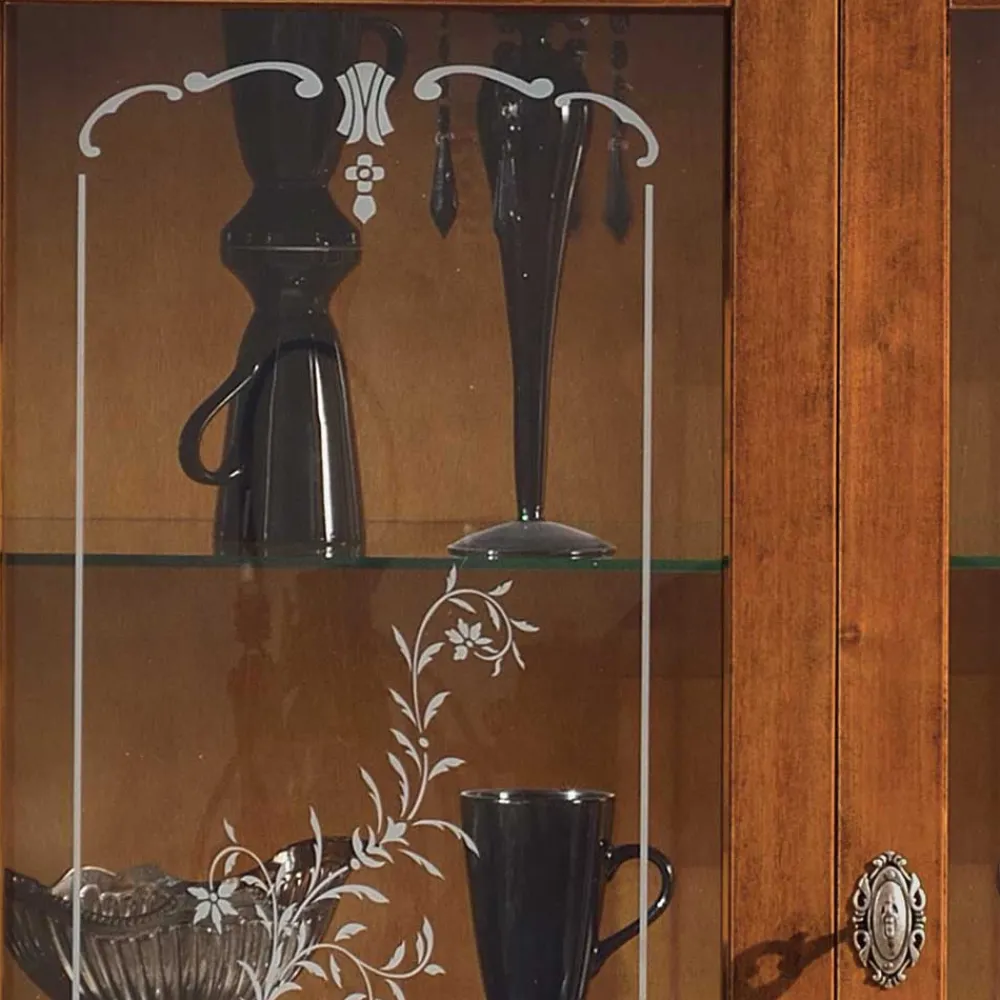 Wohnen Highboards<107x120x40 Vitrine im Italienischen Stil - Carlenna
