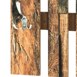 Wohnen Garderoben<65x100x65 Wandgarderobe foliert in Altholz-Optik - Yumcor